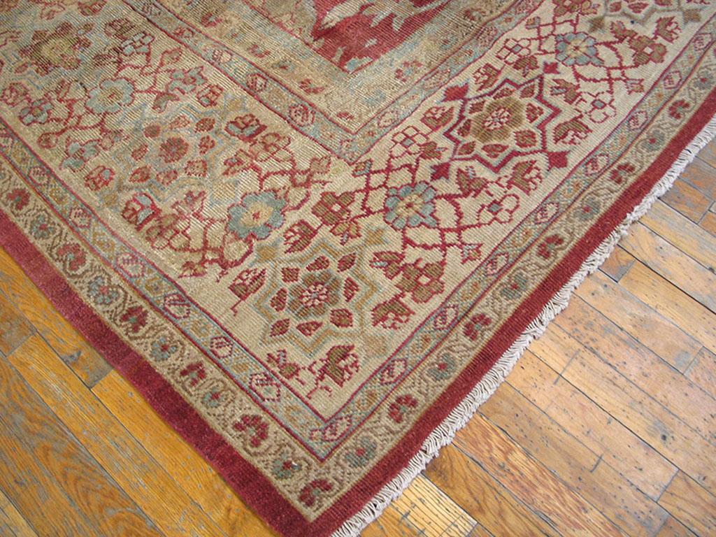 Late 19th Century Persian Sultanabad Carpet ( 13'6