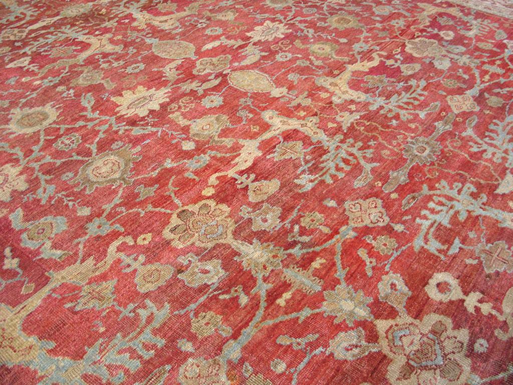 Fine XIX secolo Tappeto persiano Sultanabad della fine del XIX secolo ( 13'6