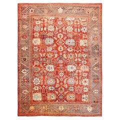 Antique Persian Sultanabad Rug. 14 ft 4 in x 19 ft 4 in