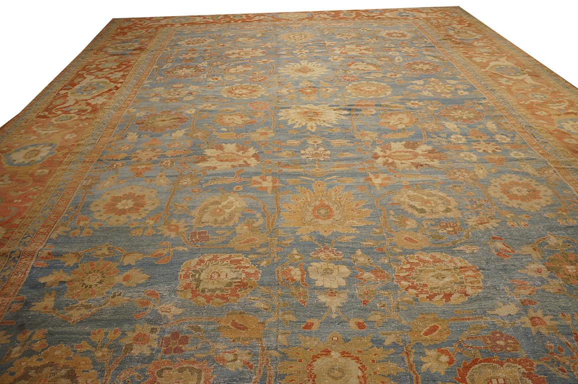 19th Century Persian Ziegler Sultanabad Carpet ( 15'8