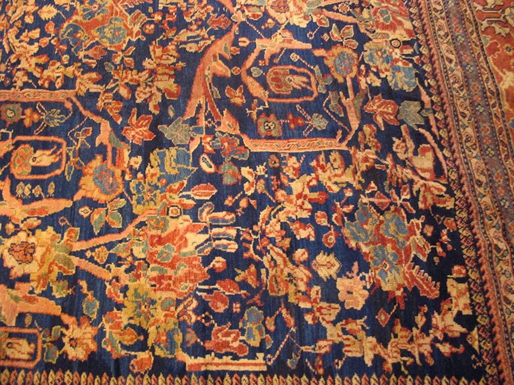 Antiker persischer Sultanabad-Teppich im Zustand „Gut“ im Angebot in New York, NY