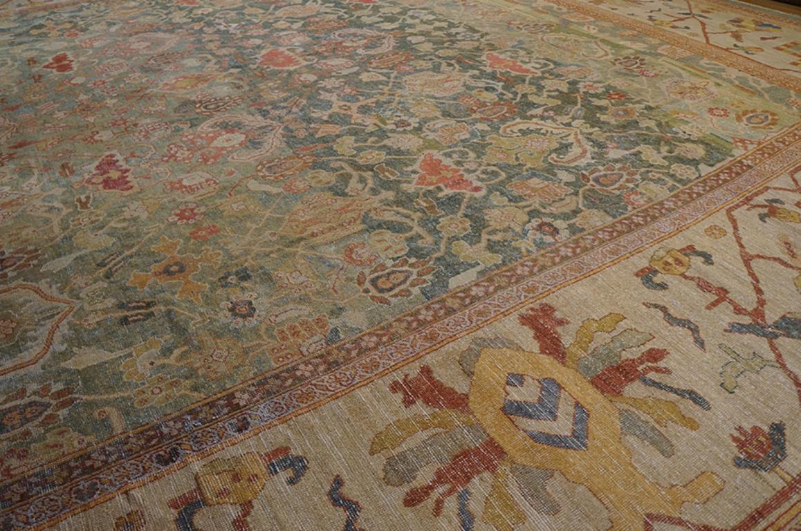Wool 19th Century Persian Sultanabad Carpet ( 22' x 25' - 671 - 762 ) For Sale