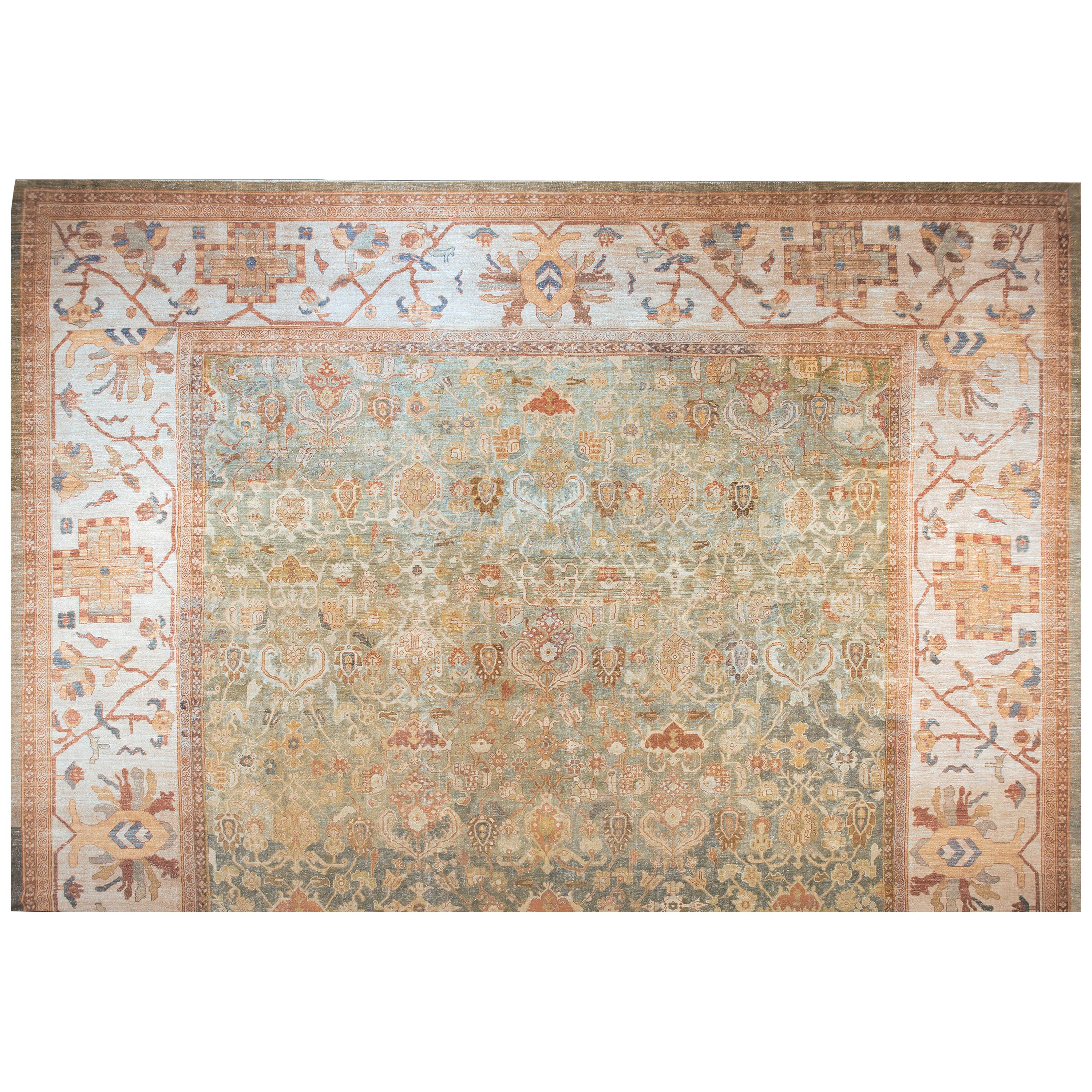 19th Century Persian Sultanabad Carpet ( 22' x 25' - 671 - 762 ) For Sale
