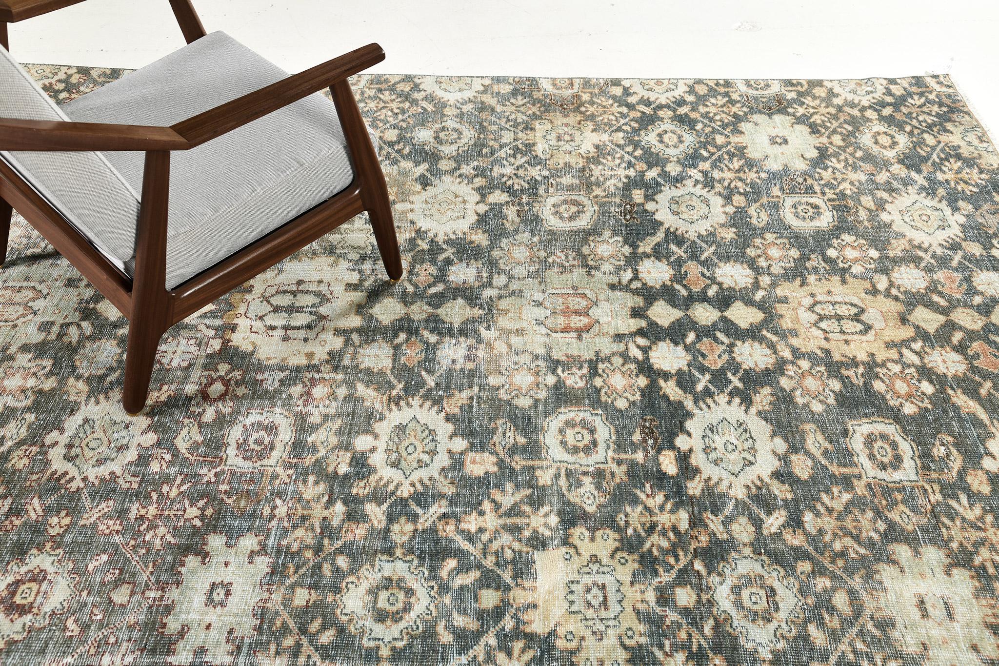 Alfombra Persa Antigua Sultanabad Rugs 57526 principios del siglo XX en venta