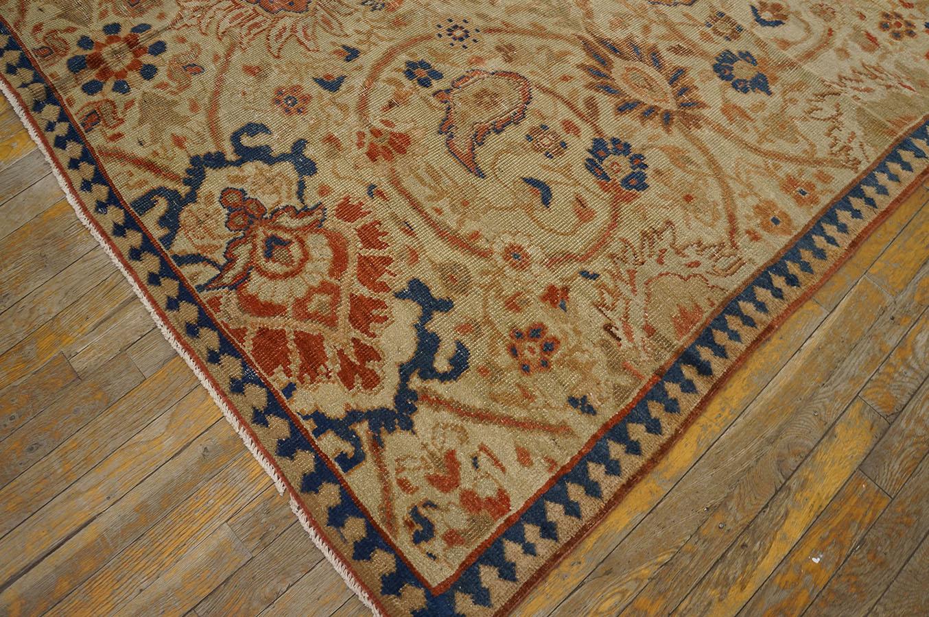 19th Century Persian Ziegler Sultanabad Carpet ( 7' x 14' - 213  X 427 ) For Sale 5