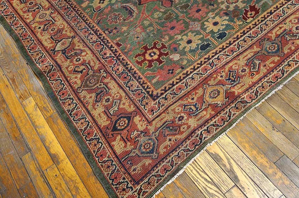 Late 19th Century Persian Sultanabad Carpet ( 8'8