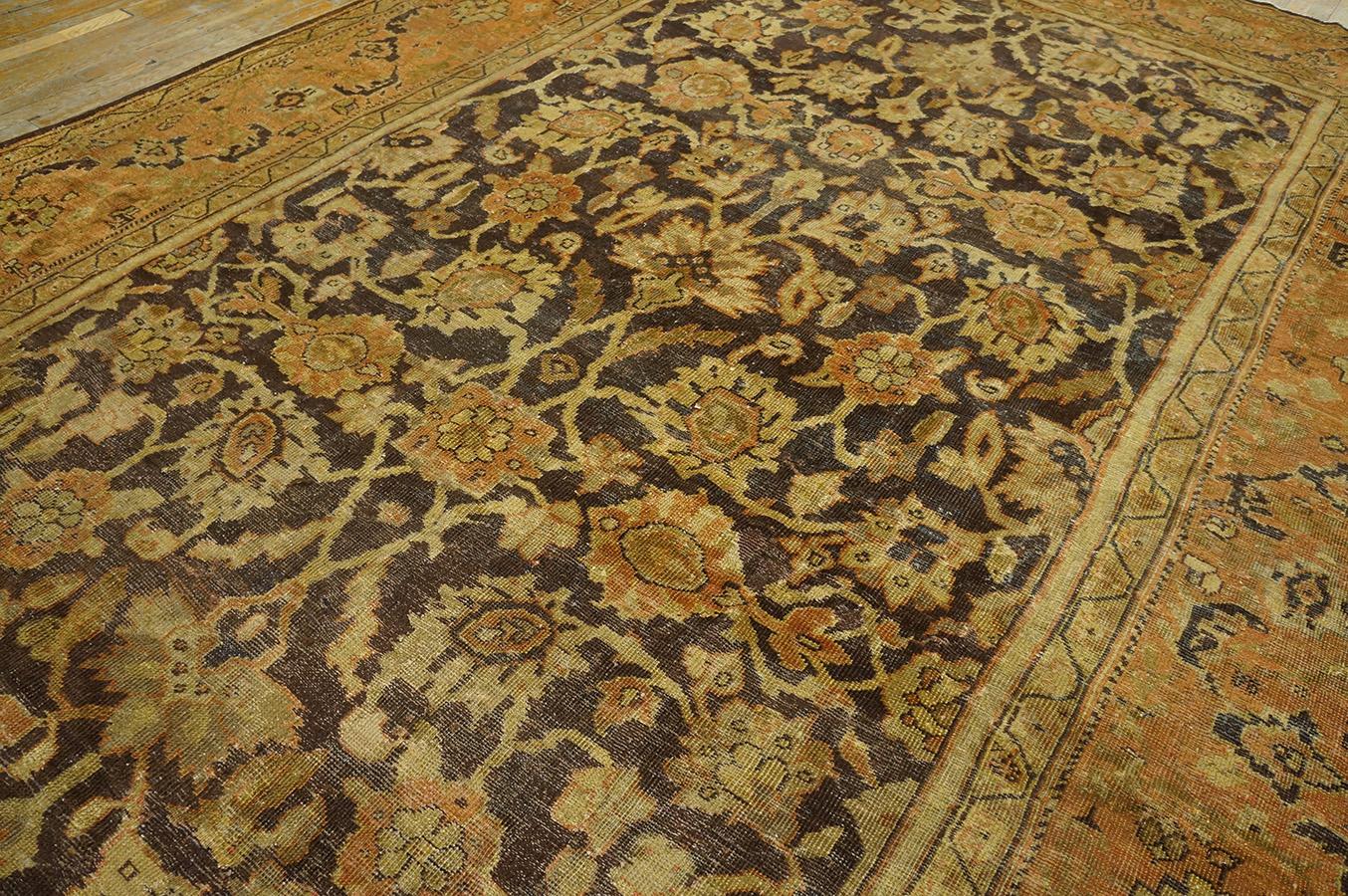 Late 19th Century  Persian Sultanabad Carpet ( 9' x 13' 4'' - 275 x 405 ) For Sale 9