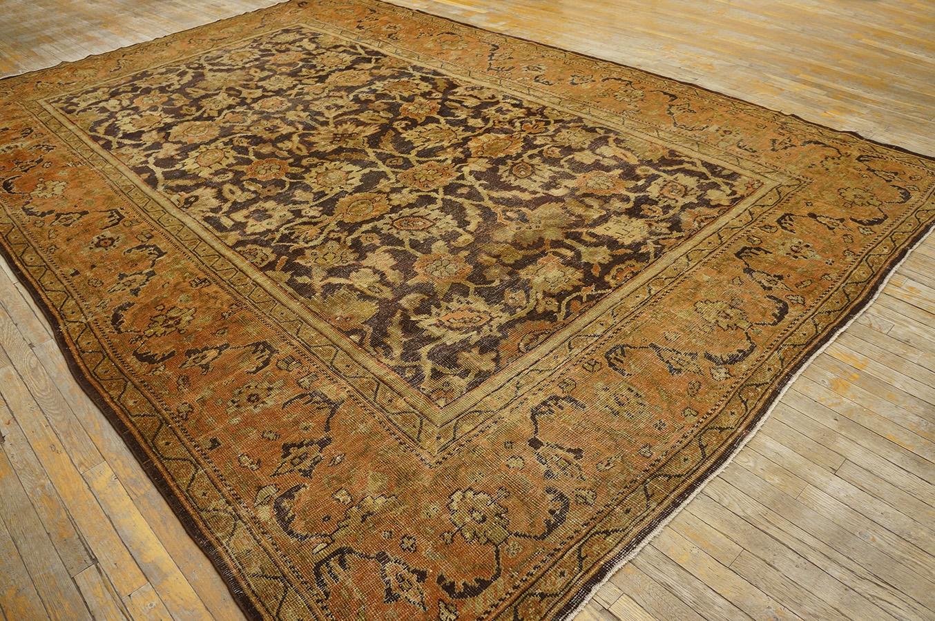 Late 19th Century  Persian Sultanabad Carpet ( 9' x 13' 4'' - 275 x 405 ) For Sale 2
