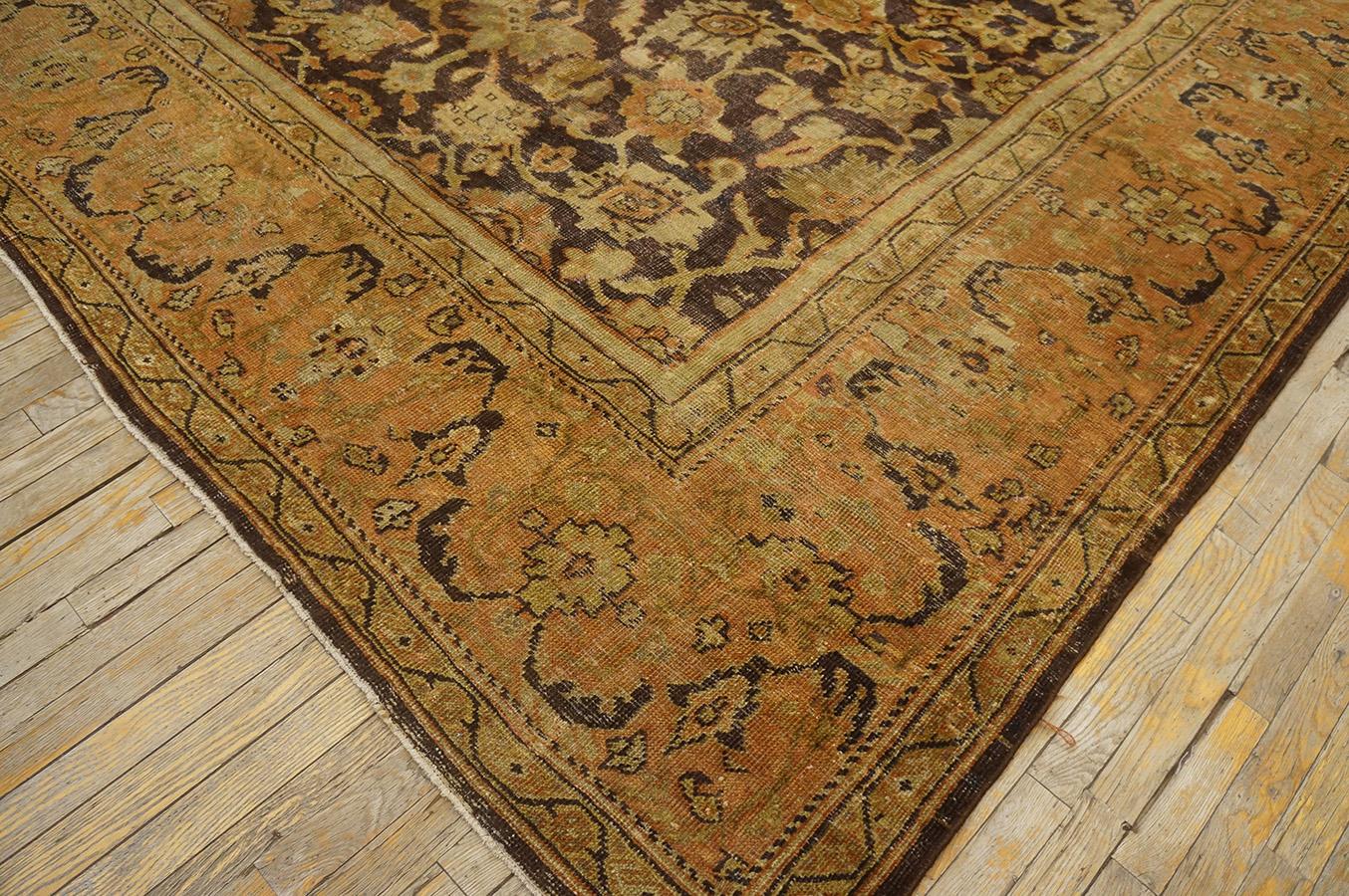 Late 19th Century  Persian Sultanabad Carpet ( 9' x 13' 4'' - 275 x 405 ) For Sale 3