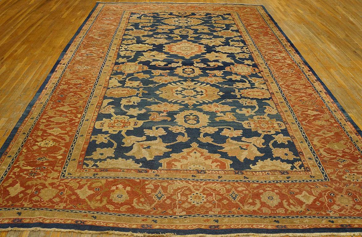 Antiker persischer Sultanabad-Teppich, Größe: 9'3