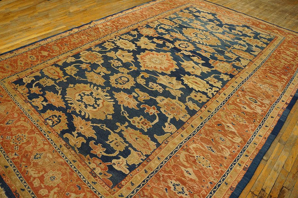 Antiker persischer Sultanabad-Teppich, 2,25 m x 3,35 m (Spätes 19. Jahrhundert) im Angebot