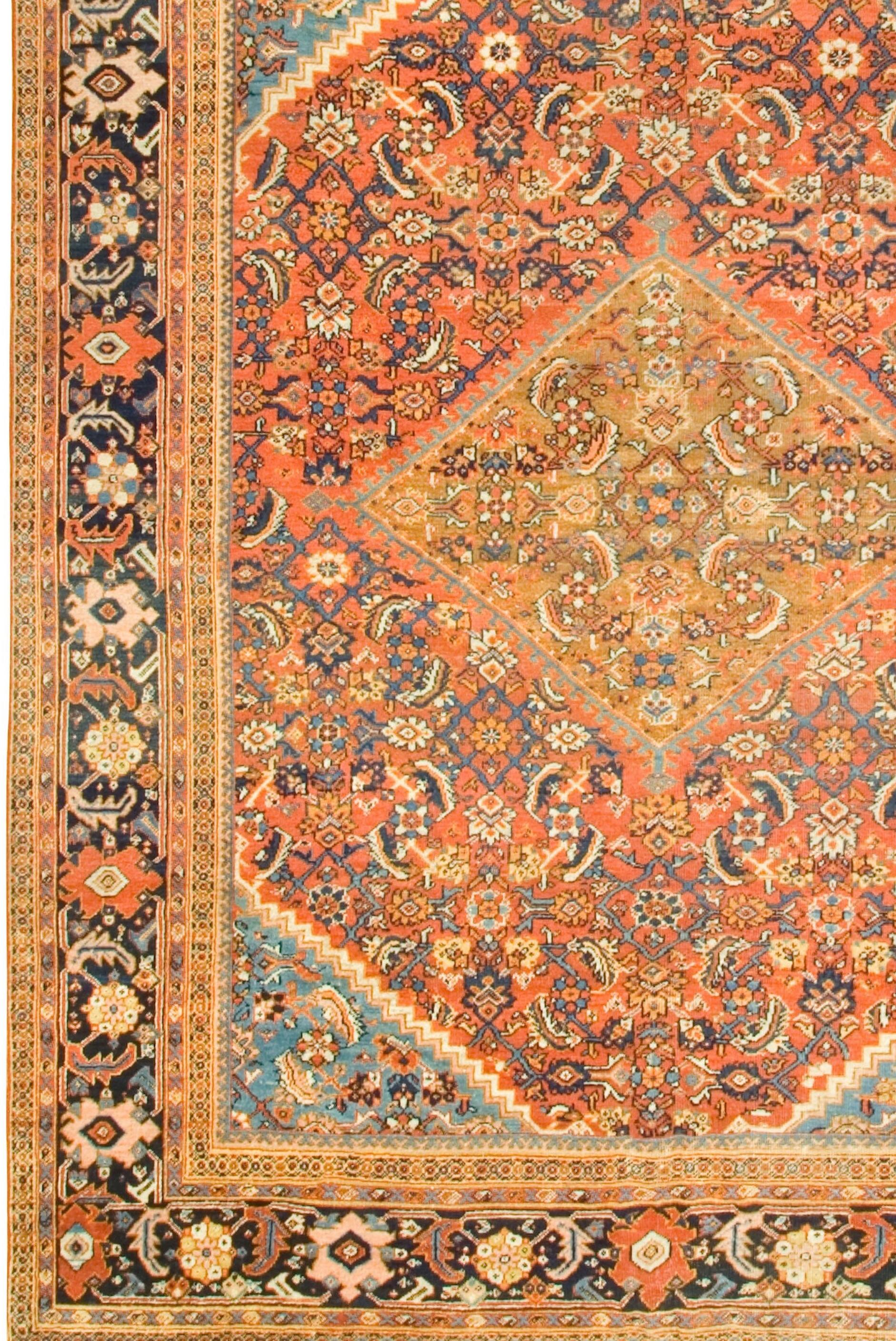 Alfombra Persa Antigua Sultanabad Rugs, circa 1900 9' x 11' en venta 2