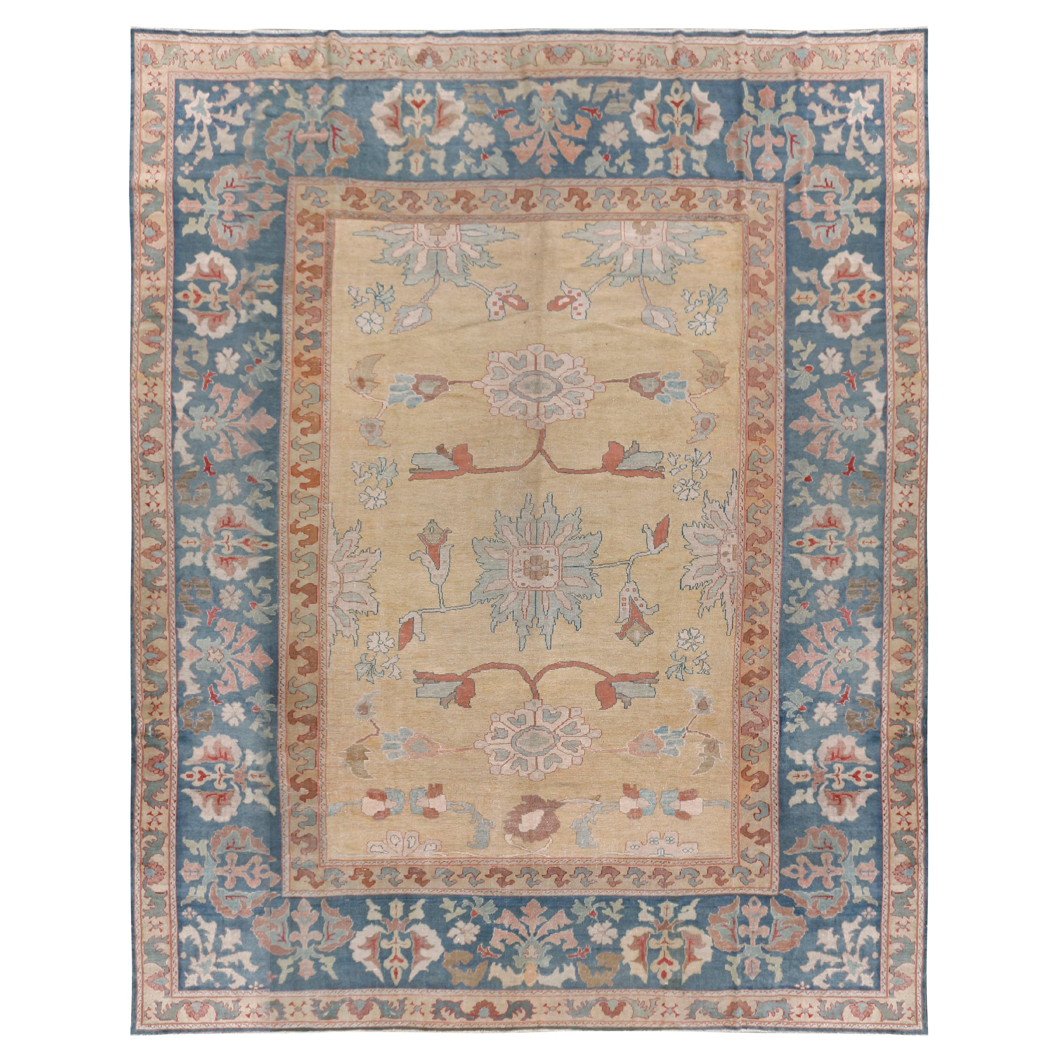 Antique Persian Sultanabad Rug, circa 1880 For Sale