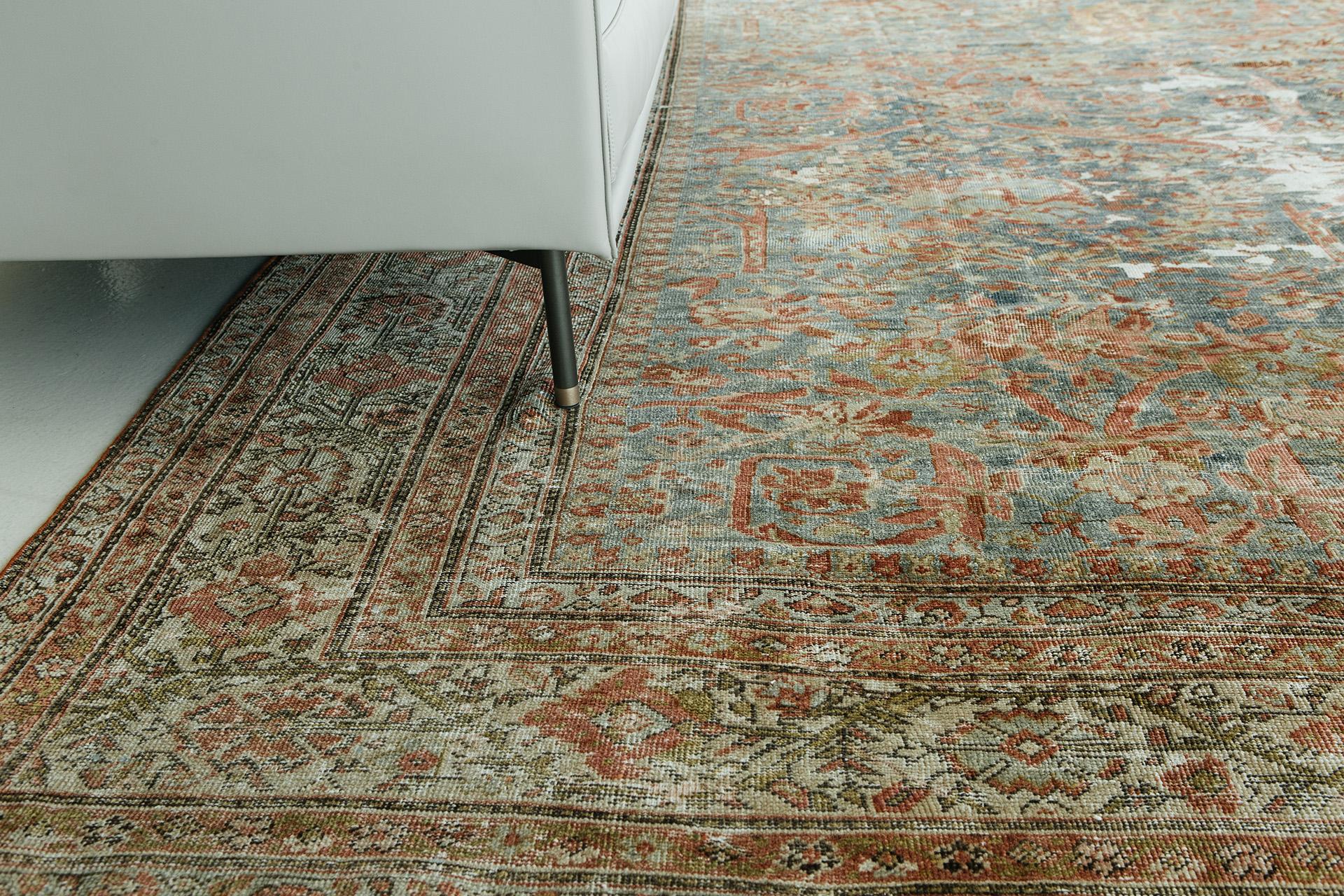 Antiker persischer Sultanabad-Teppich (Persisch) im Angebot