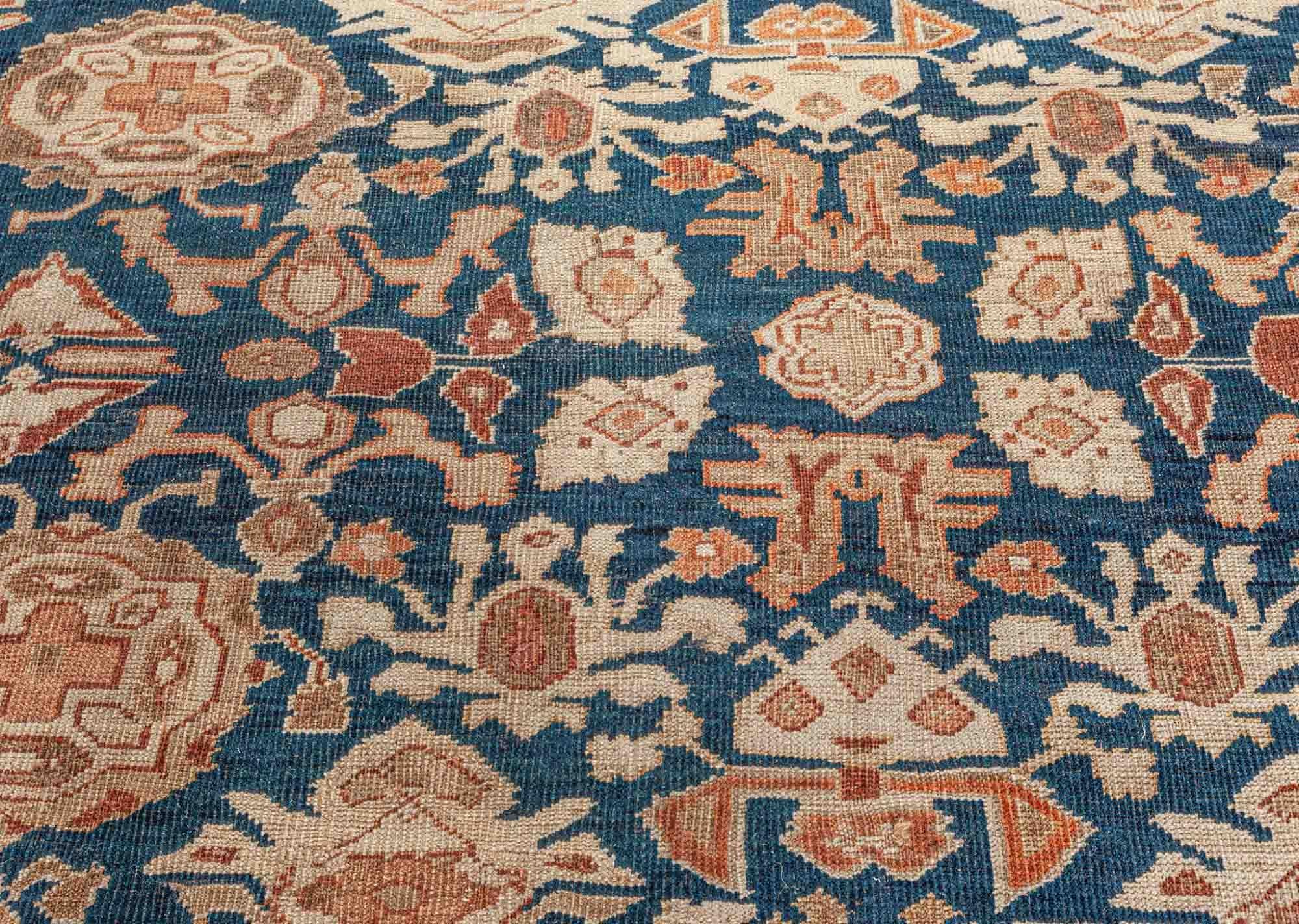 Hand-Knotted Antique Persian Sultanabad Rug For Sale
