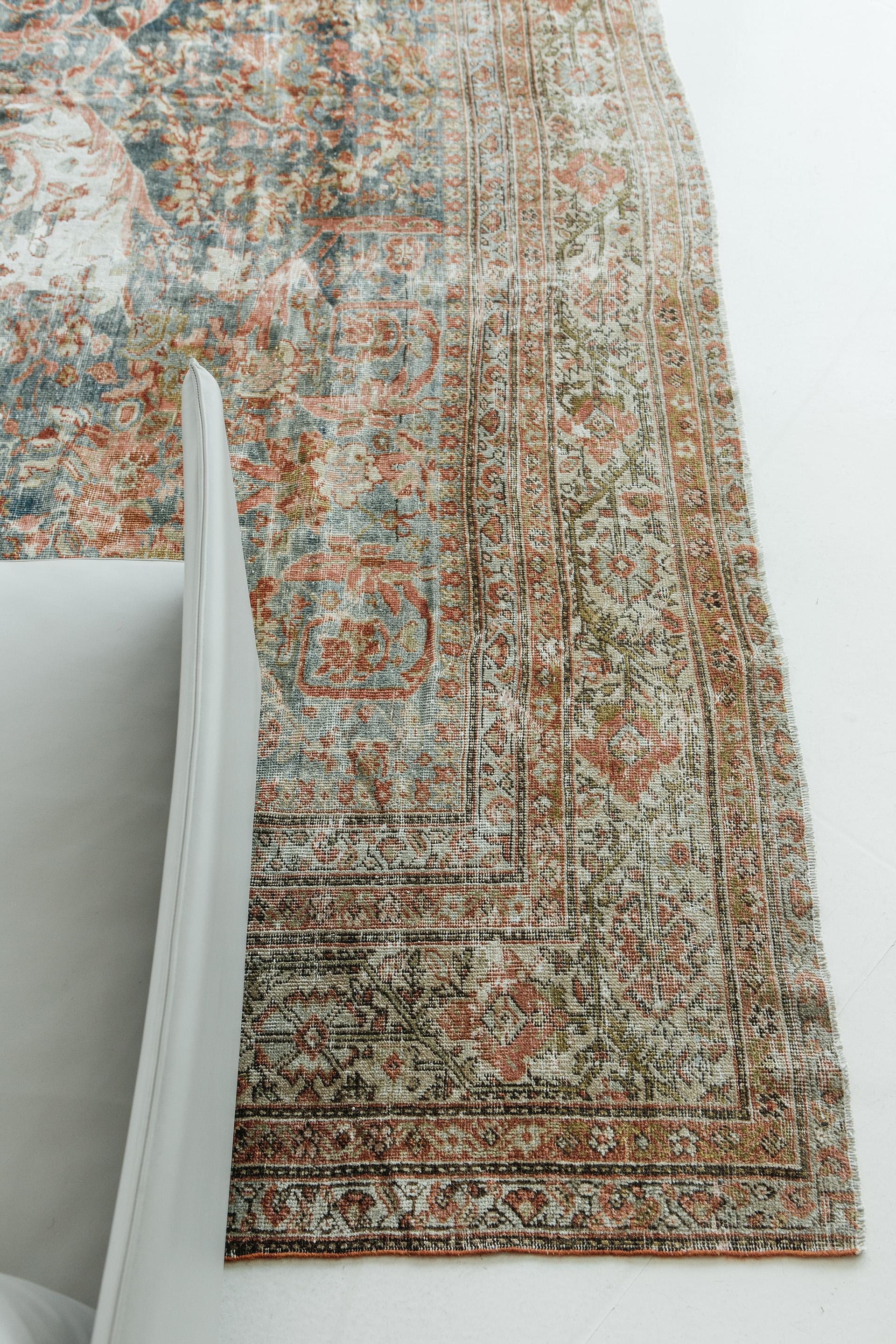 20th Century Antique Persian Sultanabad Rug For Sale