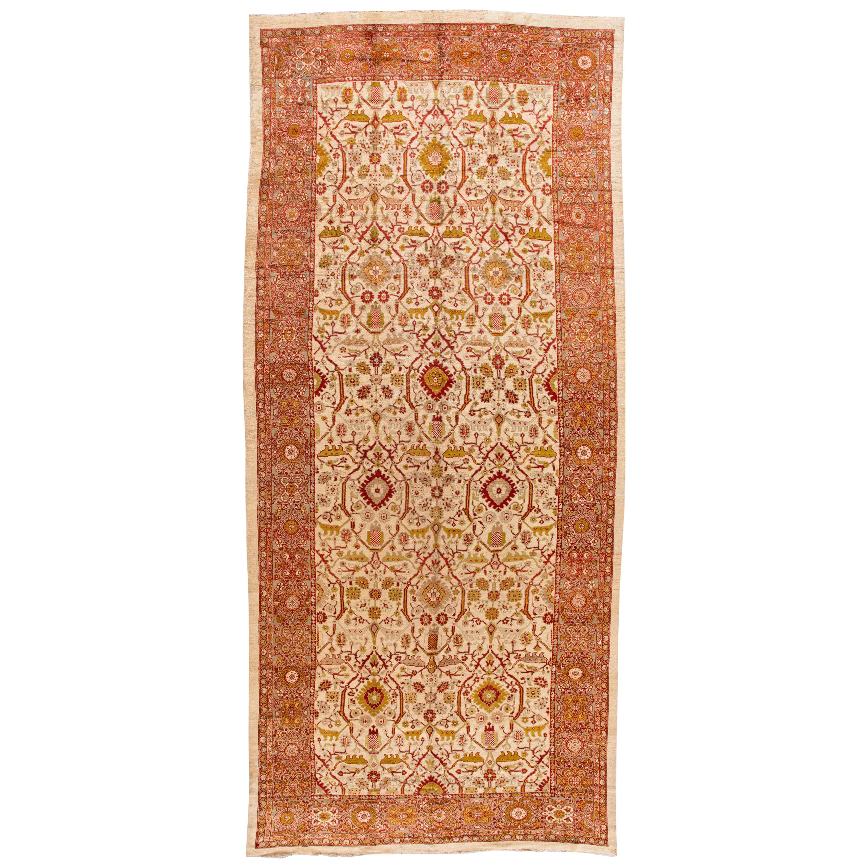 Antique Persian Sultanabad Rug For Sale at 1stDibs
