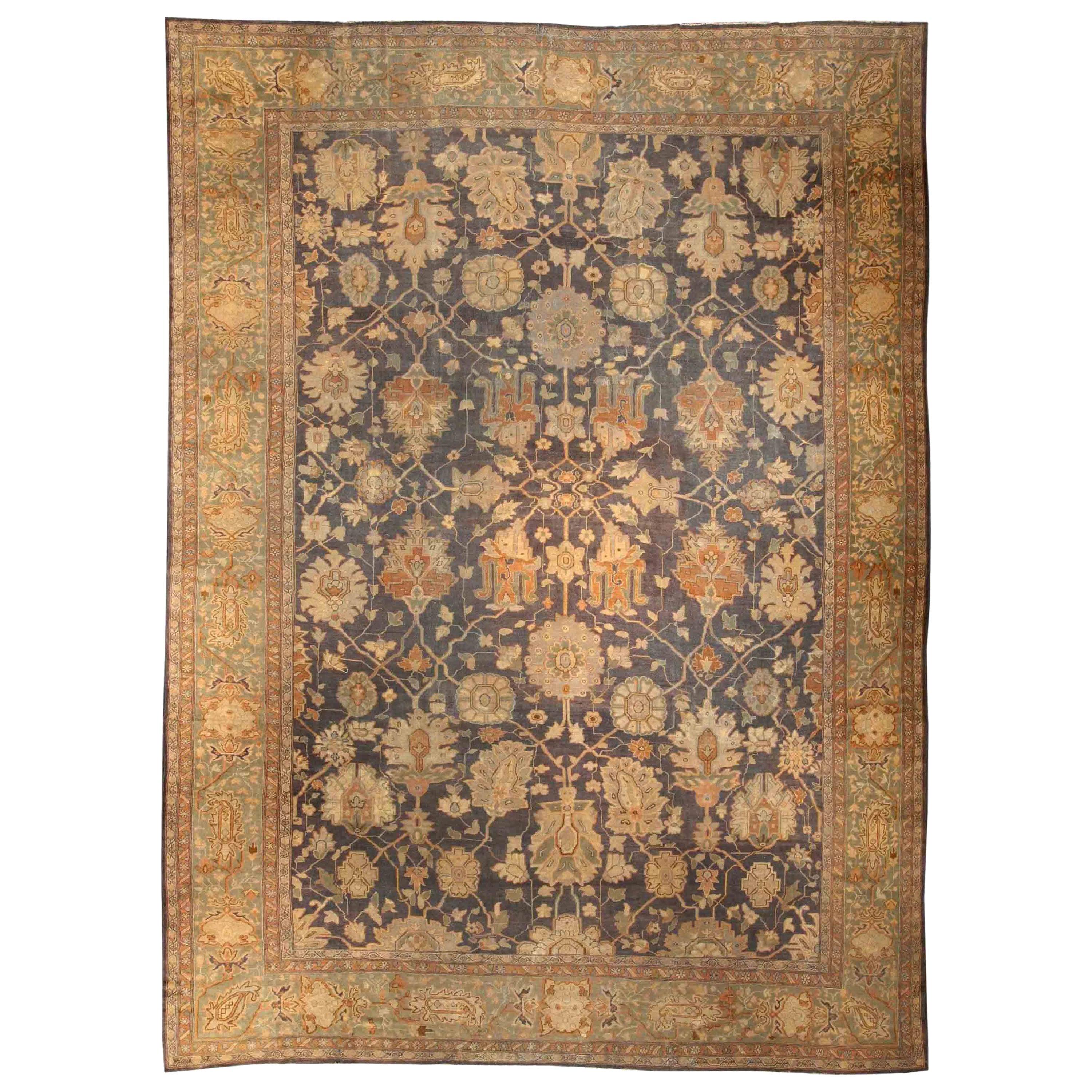Antique Persian Sultanabad Rug For Sale at 1stDibs