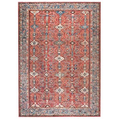 Antique Late 19th Century Persian Sultanabad Carpet ( 12'6" X 16'10" - 380 X 515 )