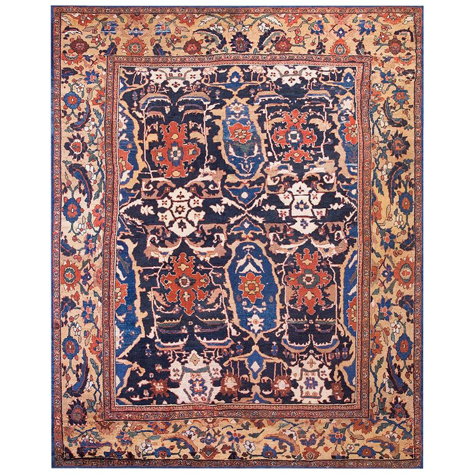 19th Century Persian Ziegler Sultanabad Carpet ( 10'8" x 13'3" - 325 x 404 ) For Sale