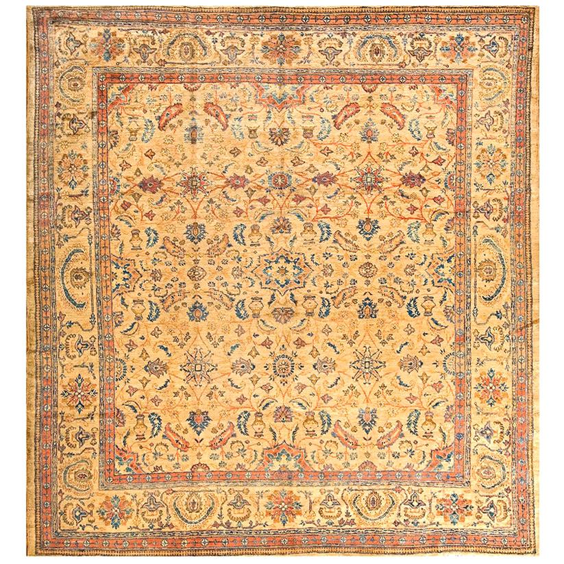 Late 19th Century Persian Sultanabad Carpet ( 8'6" x 8'10" - 260 x 270 ) For Sale