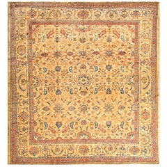 Late 19th Century Persian Sultanabad Carpet ( 8'6" x 8'10" - 260 x 270 )