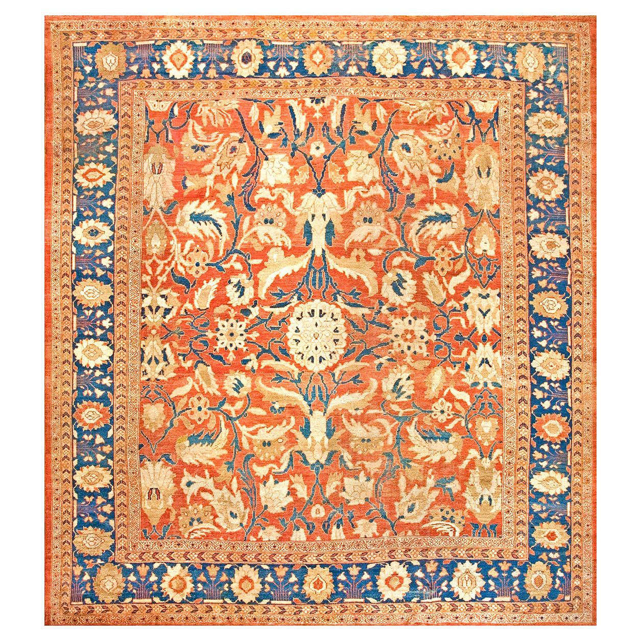 Antique Persian Sultanabad Rug For Sale