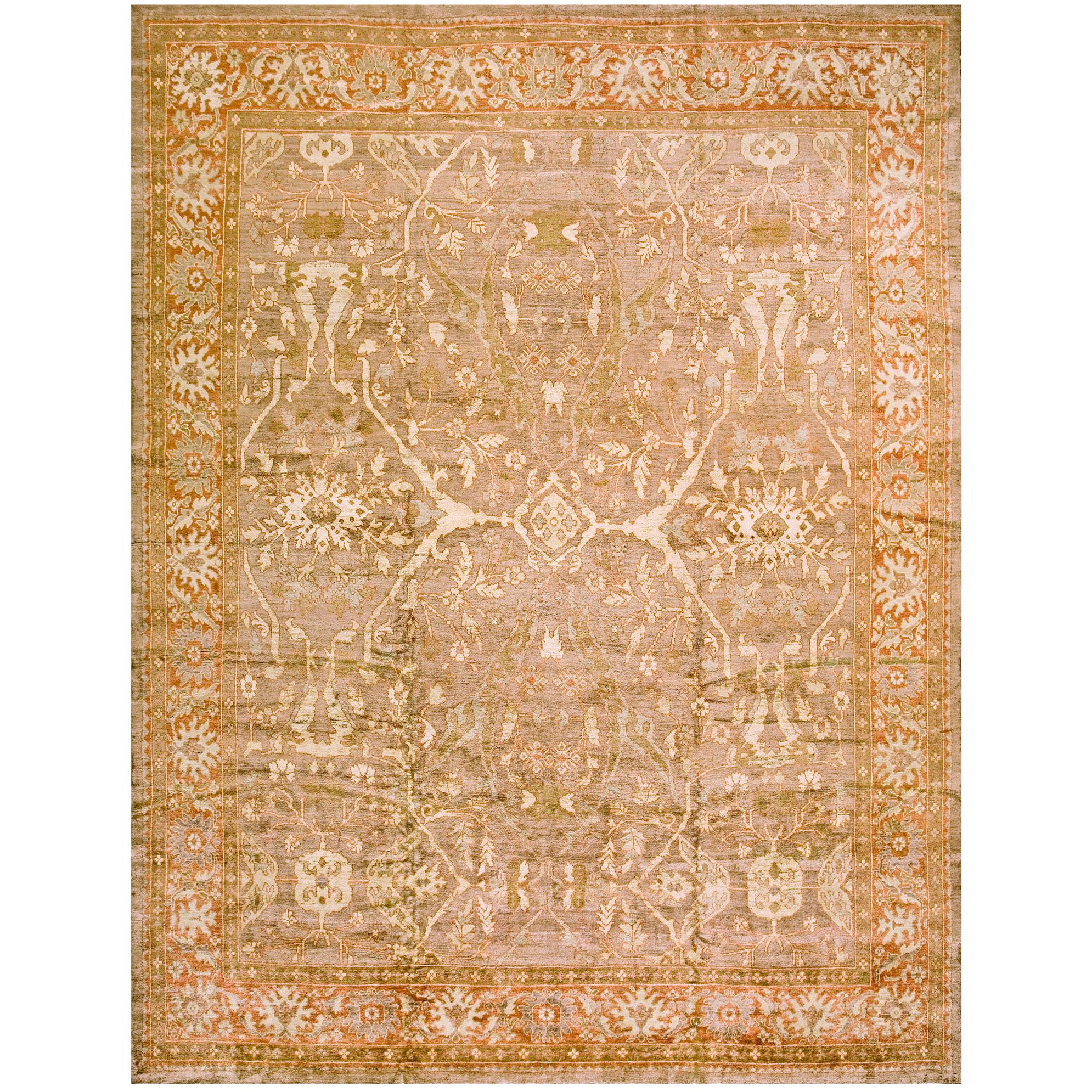 Late 19th Persian Sultanabad Carpet ( 10'4"x 134" - 315 x 406 ) For Sale