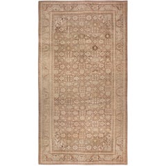 Antiquité - Tapis persan Sultanabad Brown Handmade Wool Rug