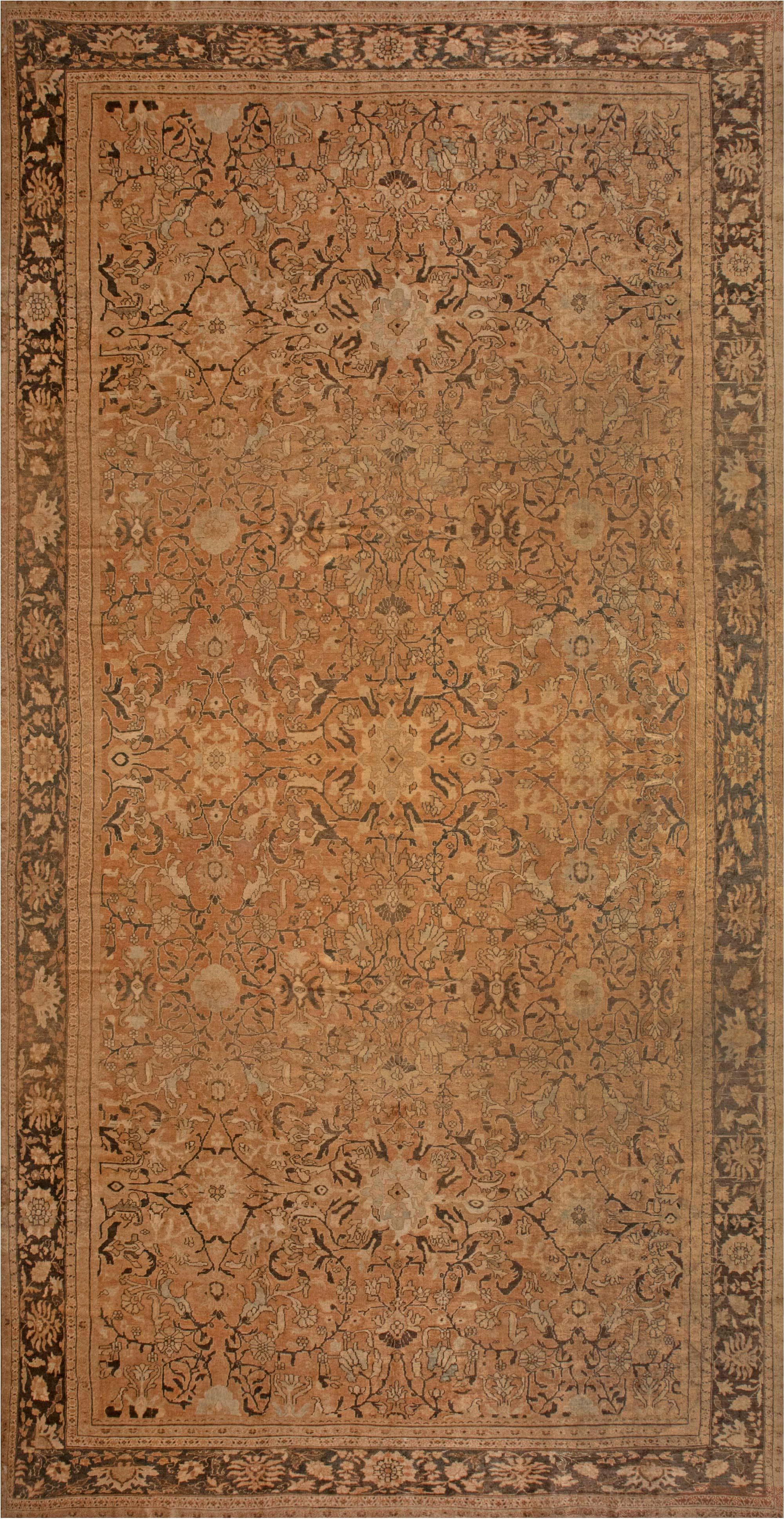 Authentic 19th Century Persian Sultanabad Rug For Sale