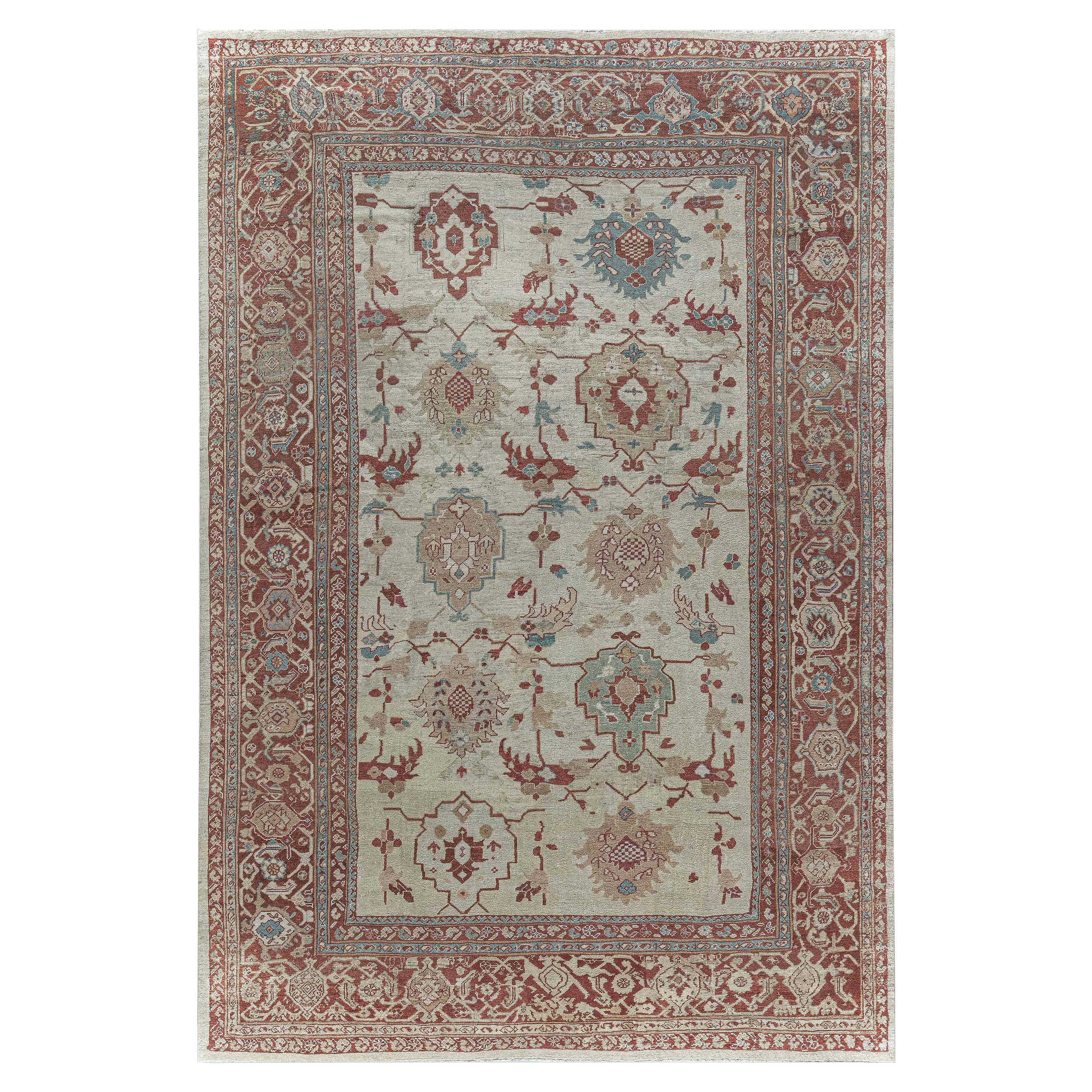 Authentic Persian Sultanabad Rug For Sale