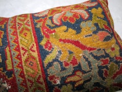 Antique Persian Sultanabad Rug Pillow