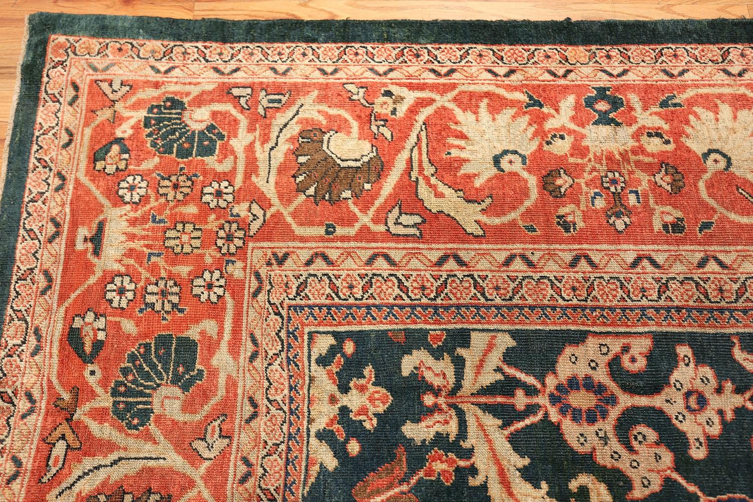 Antiker persischer Sultanabad-Teppich aus Persien. Größe:10 ft 9 in x 14 ft 4 in (Persisch) im Angebot