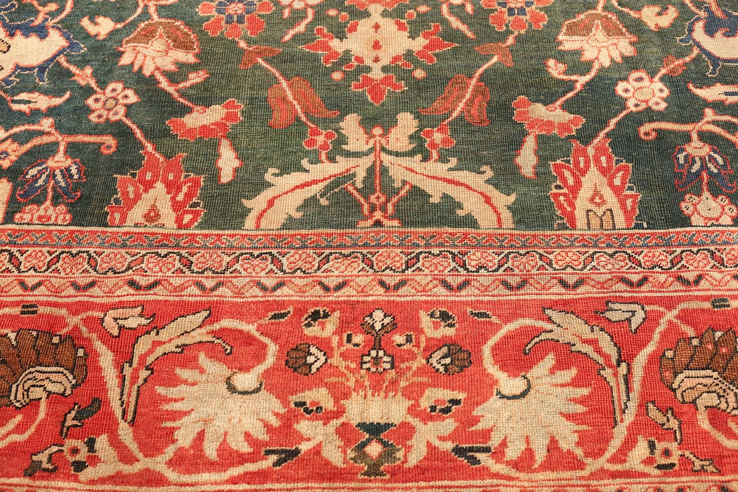 Antiker persischer Sultanabad-Teppich aus Persien. Größe:10 ft 9 in x 14 ft 4 in (Wolle) im Angebot