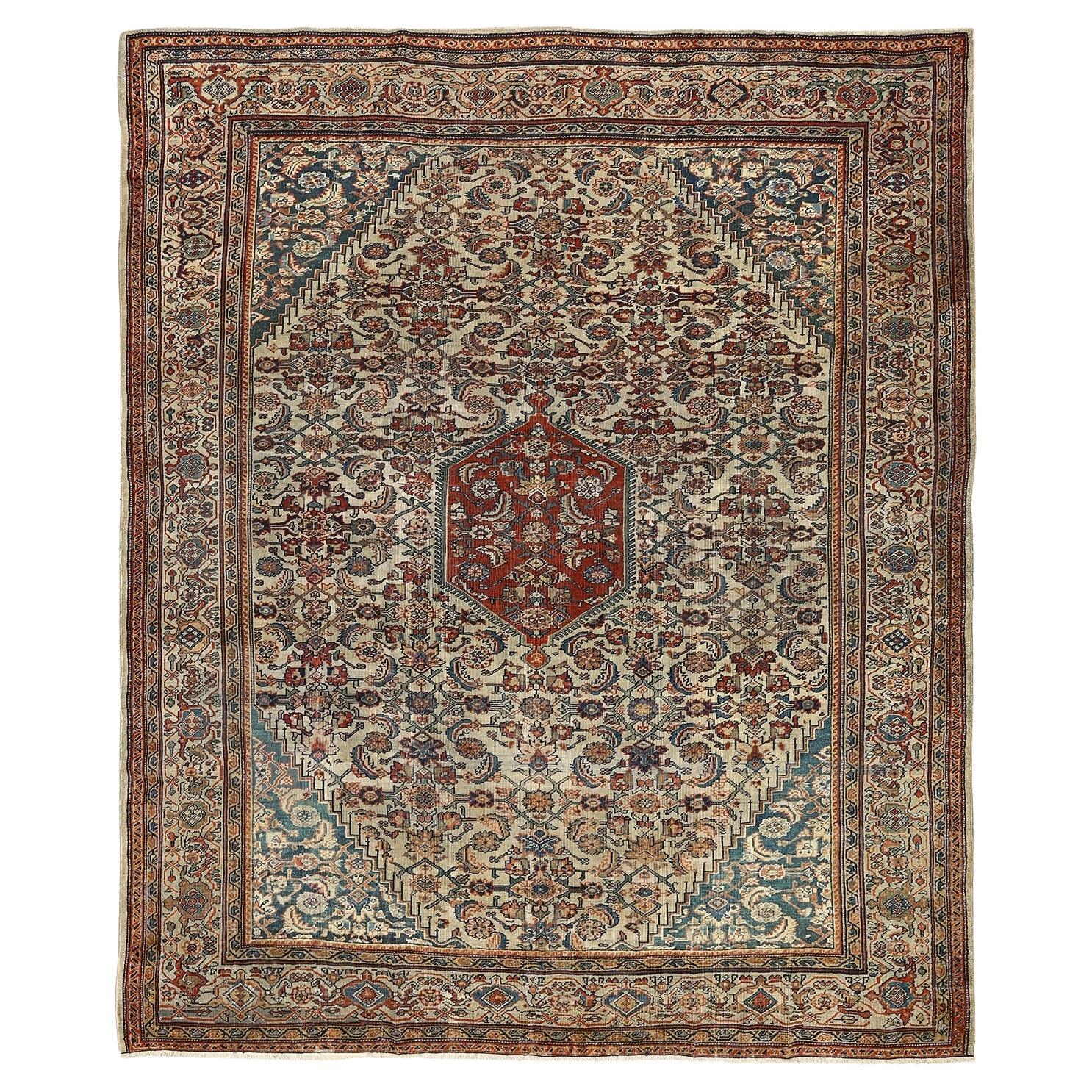 Antique Persian Sultanabad Rug - Size: 10'1 X 8'6