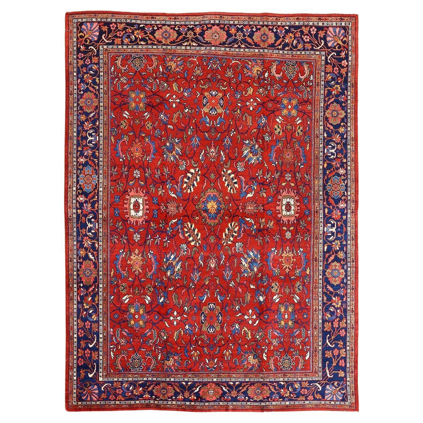 Antiker persischer Sultanabad-Teppich aus Sultanabad - Größe: 10'10 X 8'1 im Angebot