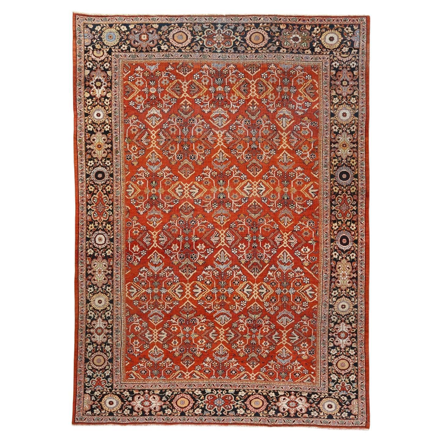 Antique Persian Sultanabad Rug - Size: 11'10 X 8'6