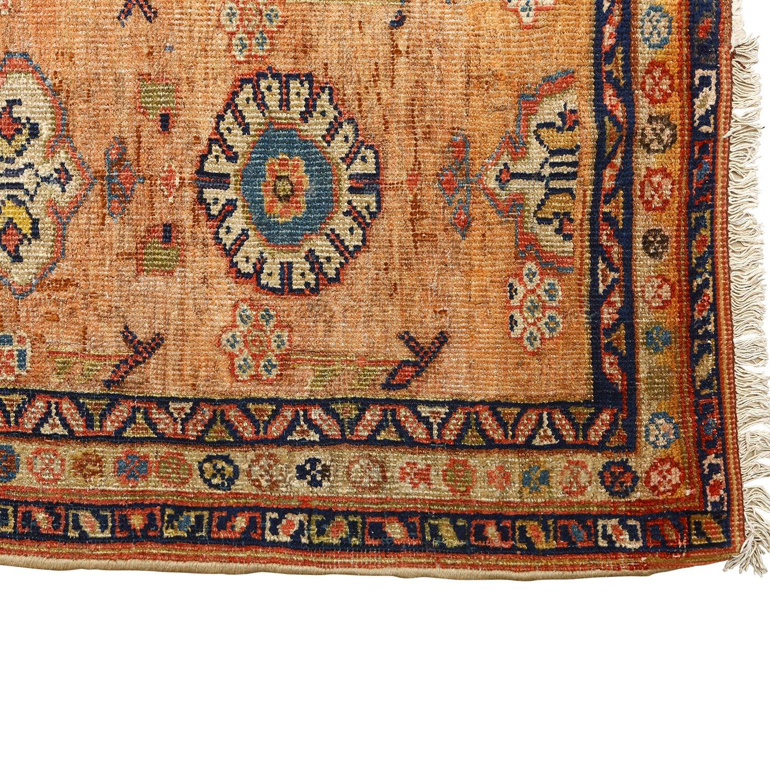 Noué à la main Tapis persan ancien Sultanabad - Taille : 11'2 X 8'1 en vente