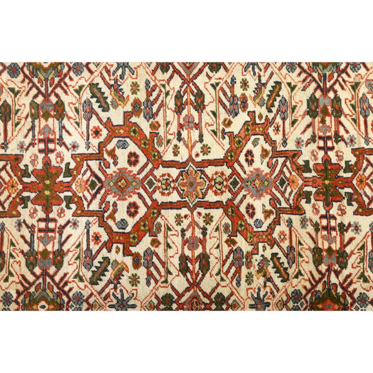 Noué à la main Tapis persan ancien Sultanabad - Taille : 11'2x7'10 en vente