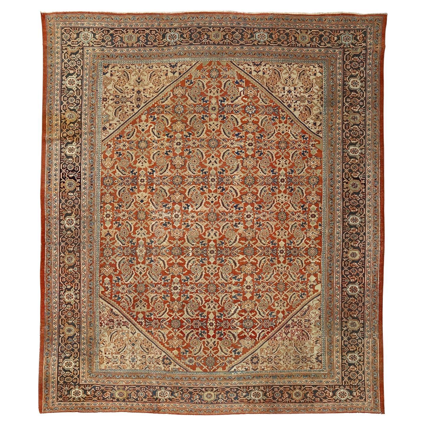 Alfombra Persa Antigua Sultanabad Rugs - Tamaño: 11'8 X 10'3