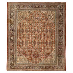 Antique Persian Sultanabad Rug - Size: 11'8 X 10'3