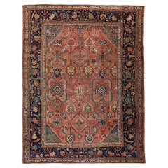 Antique Persian Sultanabad Rug - Size: 12'6 X 9'6