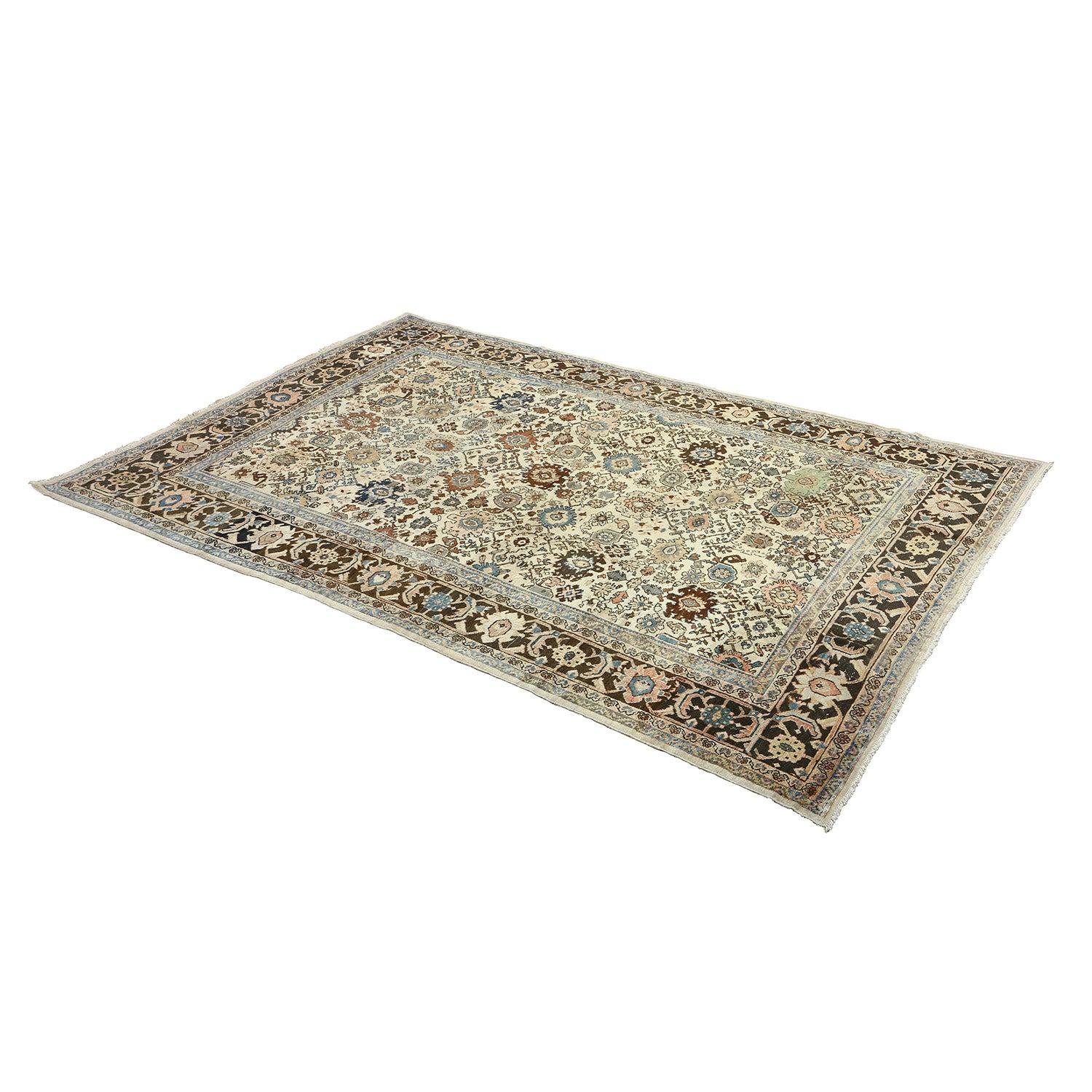 Perse Tapis persan ancien Sultanabad - Taille : 12'8 X 8'5 en vente