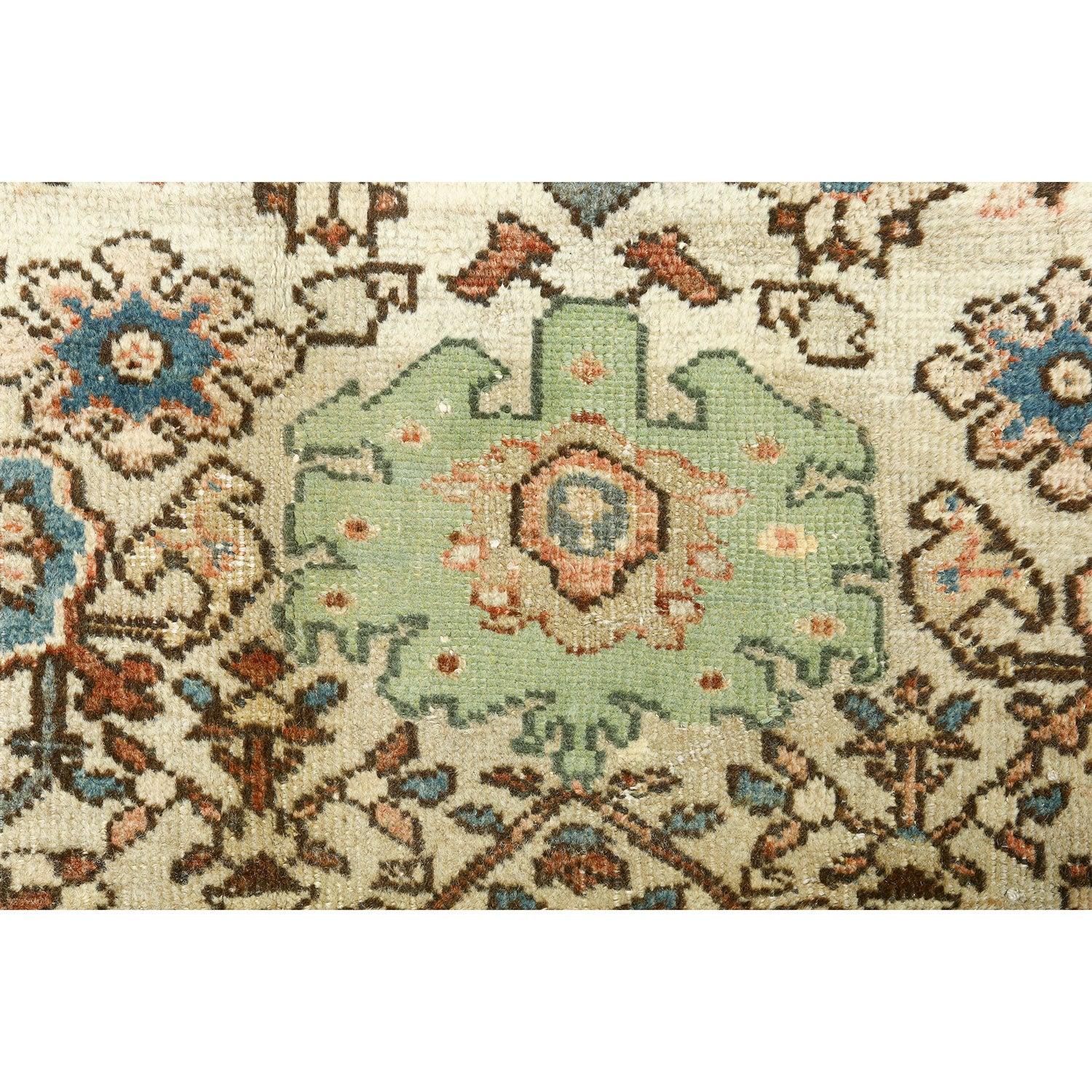 Noué à la main Tapis persan ancien Sultanabad - Taille : 12'8 X 8'5 en vente