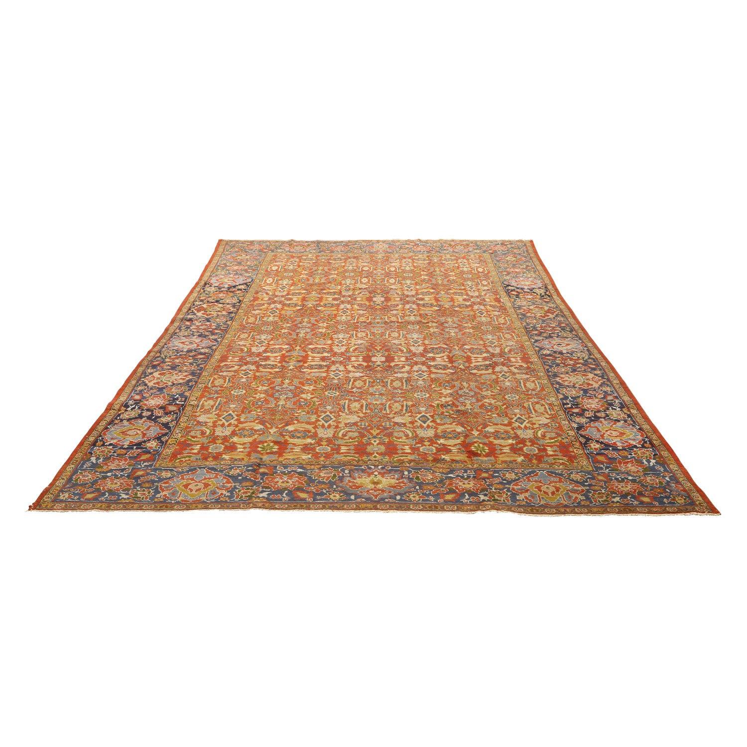 Persiano Tappeto antico persiano Sultanabad Rugs - Dimensioni: 13' X 8'9 in vendita
