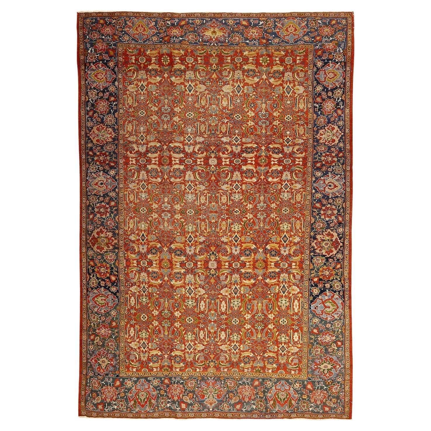 Antique Persian Sultanabad Rug - Size: 13' X 8'9