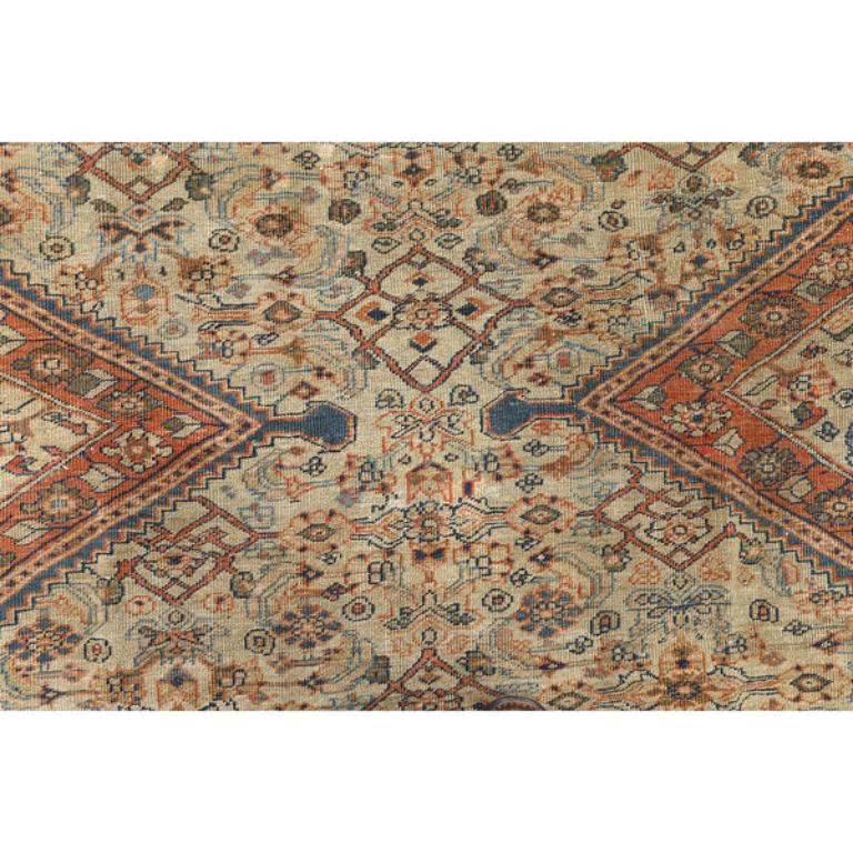Perse Tapis persan ancien Sultanabad - Taille : 9'10x6'11 en vente
