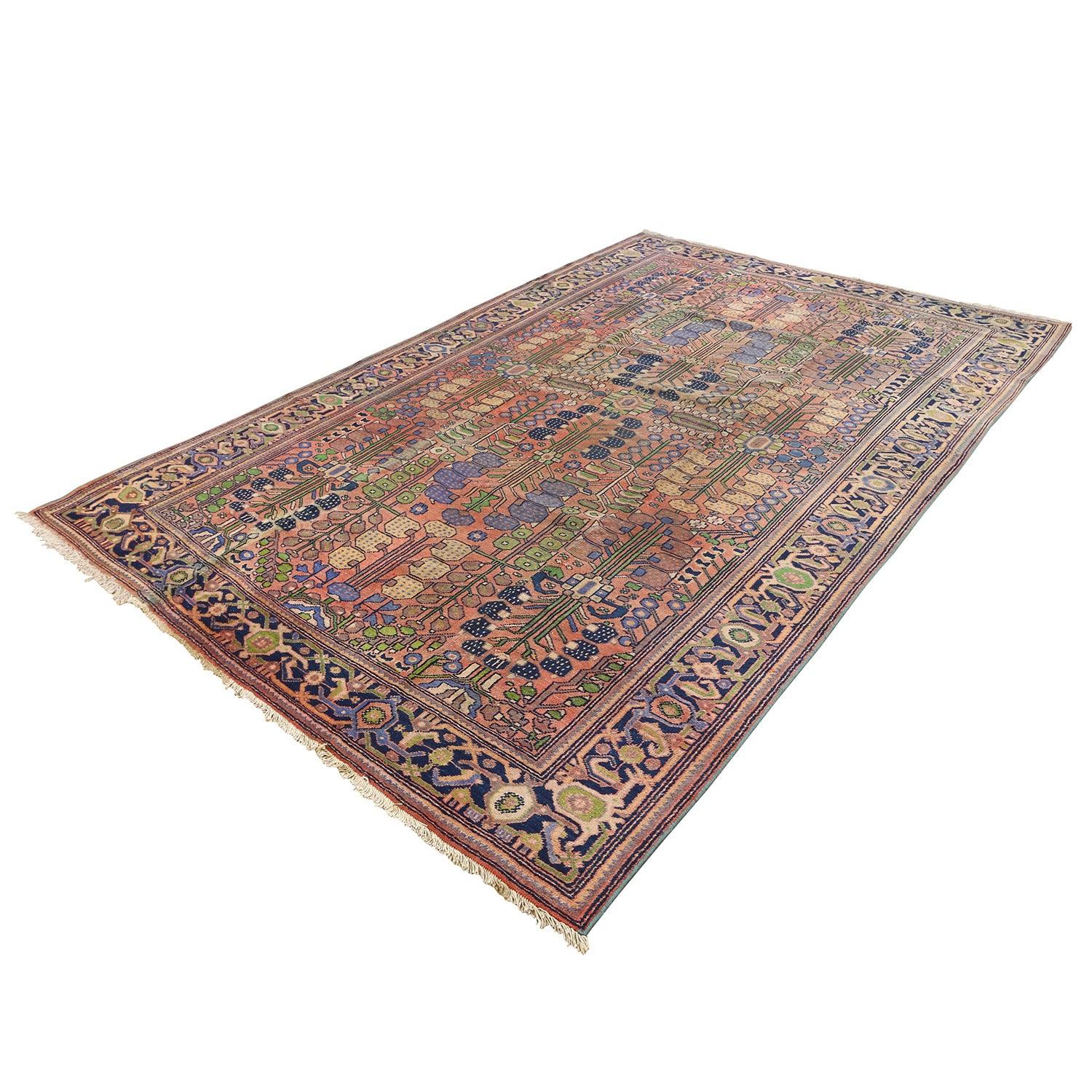 Perse Tapis persan ancien Sultanabad - Taille : 9'10x6'8 en vente