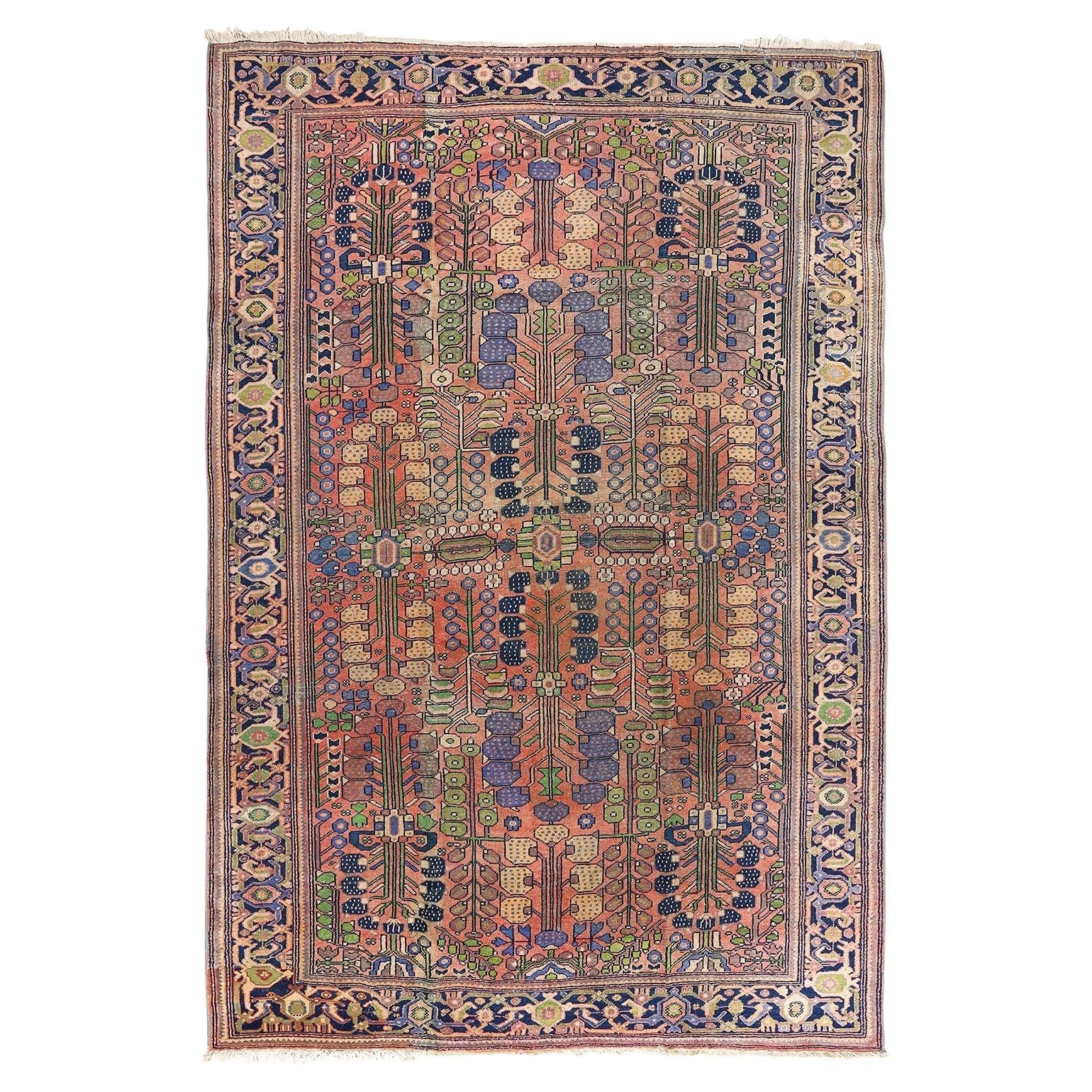Tappeto antico persiano Sultanabad Rugs - Dimensioni: 9'10x6'8