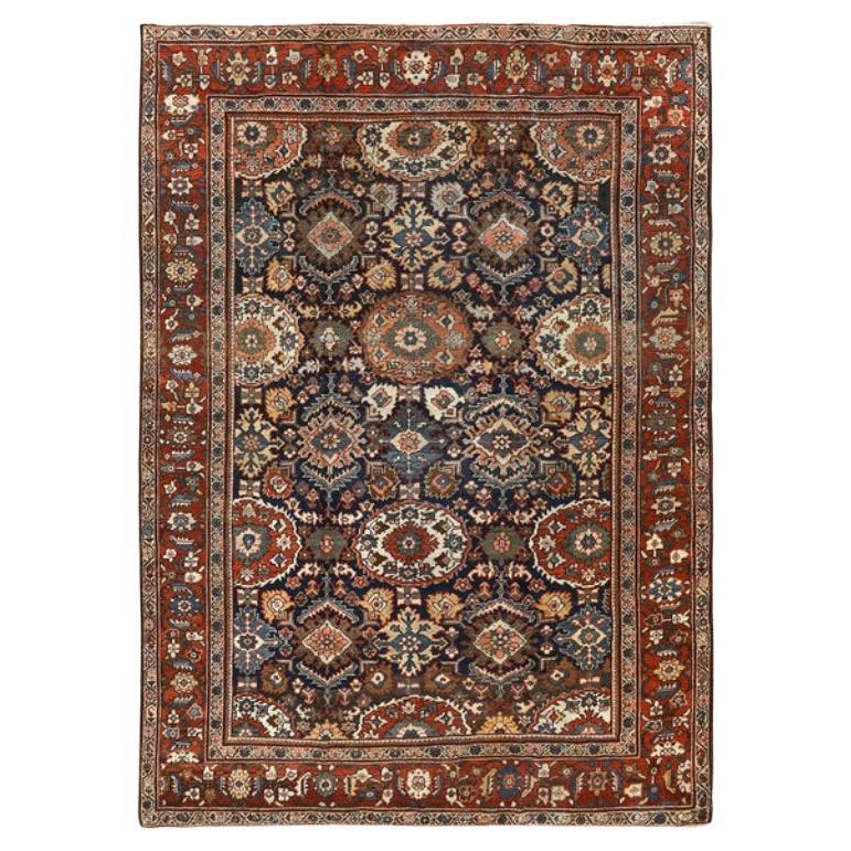 Antique Persian Sultanabad Rug - Size: 9'8x7'1 For Sale